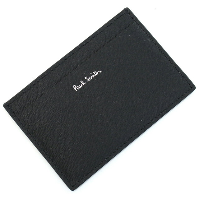 ポール・スミス カードケース メンズ Paul Smith レザー イタリア M1A4768 BLACK ブラック 財布 定期入れ ブランド 高級 おしゃれ プレゼント 実用的