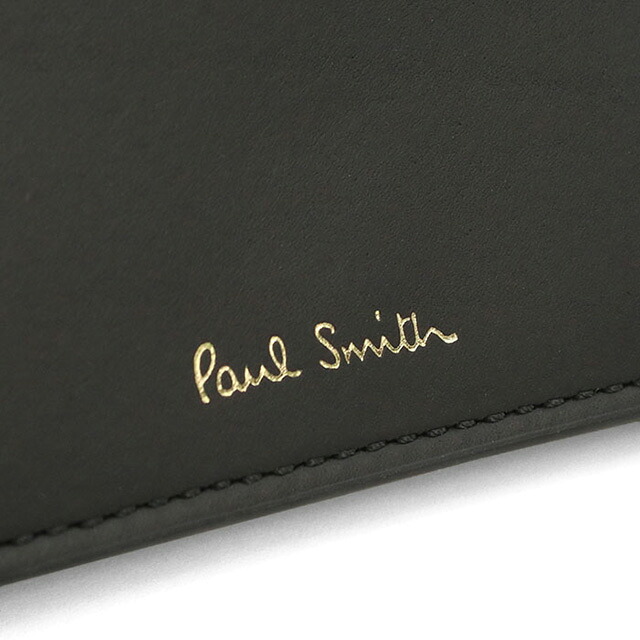ポール・スミス 名刺入れ メンズ ブランド Paul Smith レザー M1A6758 ブラック 小物 高級 おしゃれ プレゼント 実用的