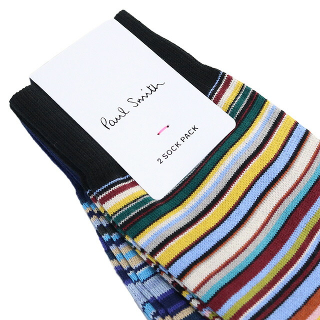 ポール・スミス ソックス メンズ ブランド Paul Smith M1ASOCK マルチカラー ウェア 選べるモデル