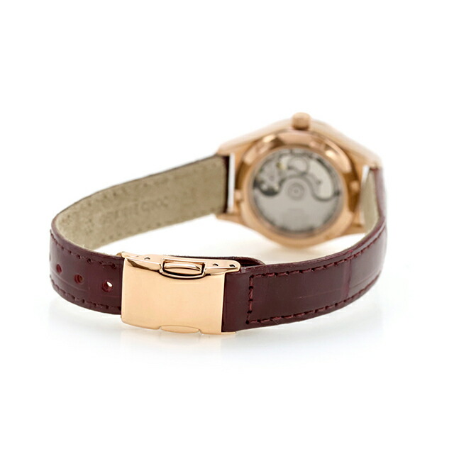 シチズン コレクション メカニカルウォッチ 自動巻き レディース PD7162-04A CITIZEN 腕時計 シルバー ワインレッド 時計 ブランド おしゃれ 防水 プレゼント 女性 実用的