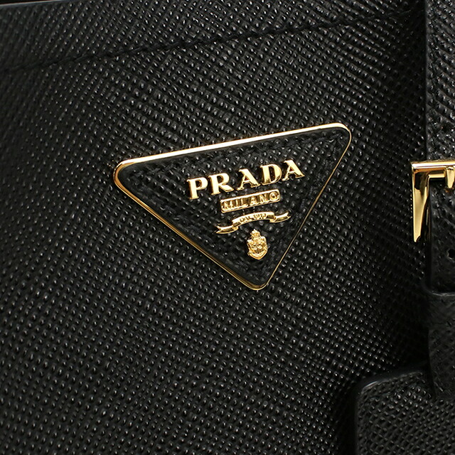 プラダ ハンドバッグ レディース ブランド PRADA 2WAY 1BA217 ブラック 軽量 小さめ 手提げ 高級 おしゃれ プレゼント 女性 実用的 かわいい