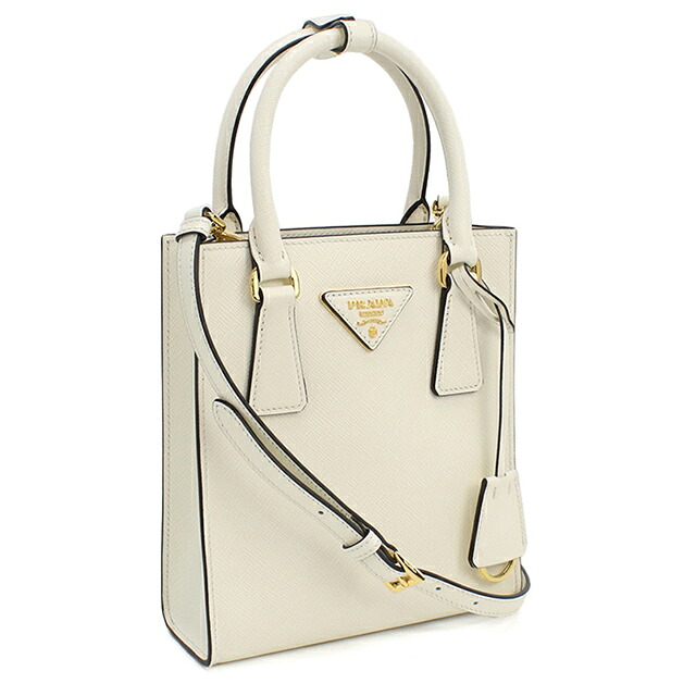 プラダ ハンドバッグ レディース ブランド PRADA 1BA358 BIANCON 軽量 小さめ 手提げ 高級 おしゃれ プレゼント 女性 実用的 かわいい
