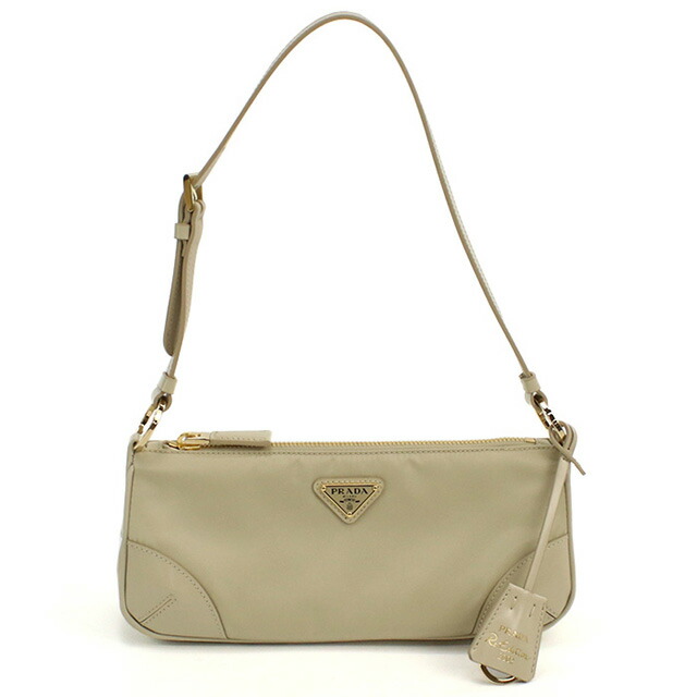 プラダ セミショルダー レディース ブランド PRADA 1BC201 ベージュ バッグ