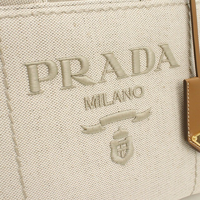 プラダ ハンドバッグ レディース ブランド PRADA 1BG464 ベージュ 軽量 小さめ 手提げ 高級 おしゃれ プレゼント 女性 実用的 かわいい