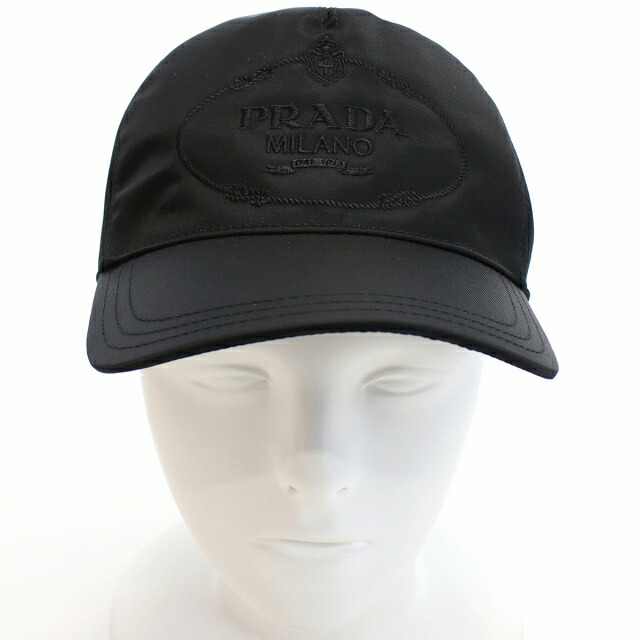 プラダ キャップ ユニセックス PRADA イタリア 1HC179 NERO ブラック 小物 選べるモデル