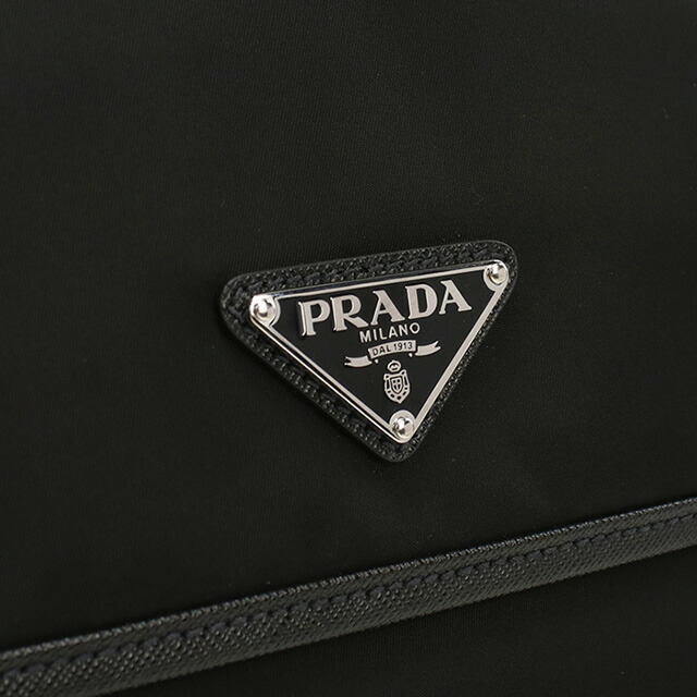 プラダ 斜め掛け ショルダーバッグ メンズ PRADA 2VD052 ブラック バッグ 斜めがけ ブランド 高級 おしゃれ プレゼント 男性 実用的 かっこいい