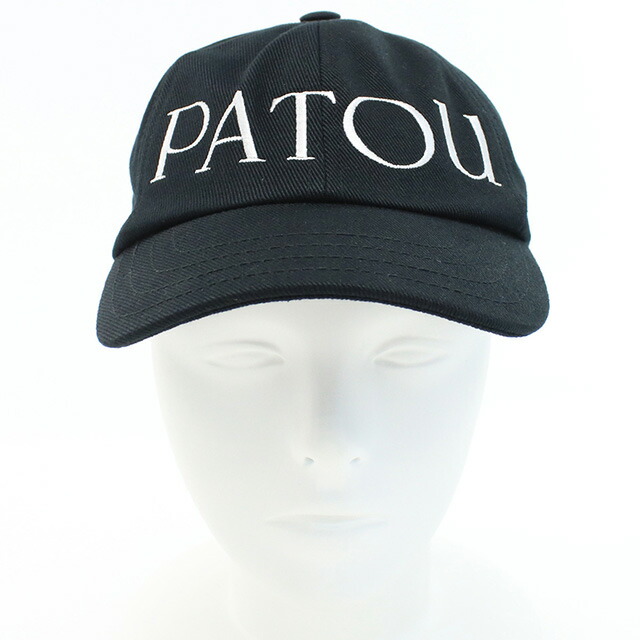 パトゥ キャップ レディース ブランド PATOU コットン100% ブルガリア AC0400132 BLACK ブラック 帽子