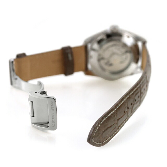 オリエントスター Contemporary Date 自動巻き 腕時計 ブランド メンズ ORIENT STAR RK-AU0113Y アナログ ブラウン 日本製 おしゃれ 防水 プレゼント 男性 実用的