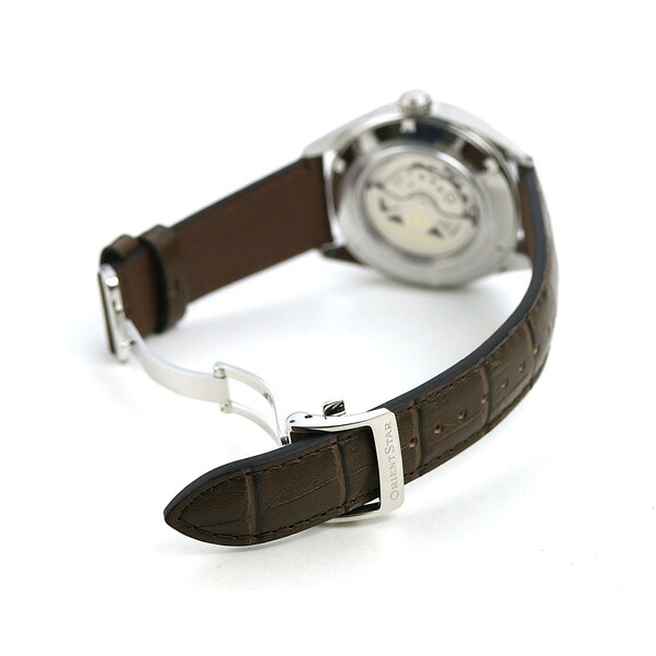 オリエントスター コンテンポラリー 41mm オープンハート 日本製 自動巻き RK-AV0008Y ORIENT STAR メンズ 腕時計 革ベルト ブランド おしゃれ 防水 プレゼント 男性 実用的
