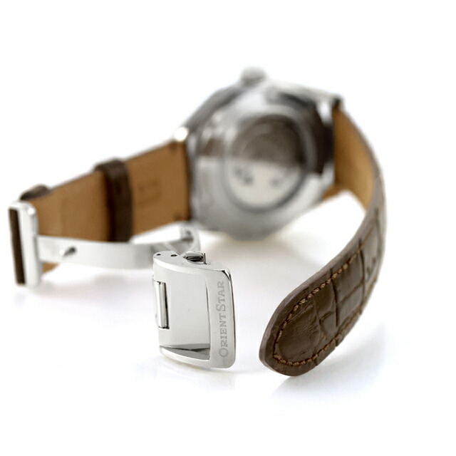 オリエントスター Contemporary Modern Skeleton 自動巻き 腕時計 ブランド メンズ オープンハート ORIENT STAR RK-AV0139Y アナログ ブラウン 日本製 おしゃれ 防水 プレゼント 男性 実用的