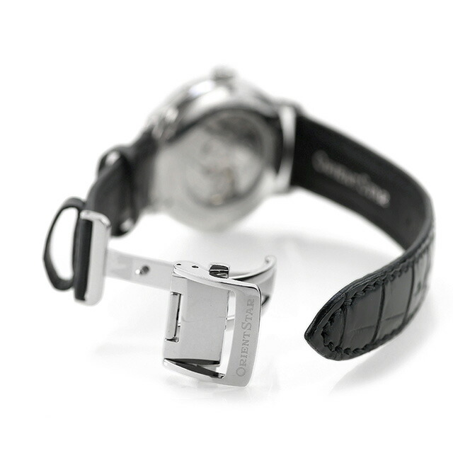 オリエントスター Classic Collection M45 F8 Mechanical Moon Phase 手巻き 腕時計 ブランド メンズ ムーンフェイズ ORIENT STAR RK-BW0001S ホワイト ブラック 黒 おしゃれ 防水 プレゼント 男性 実用的