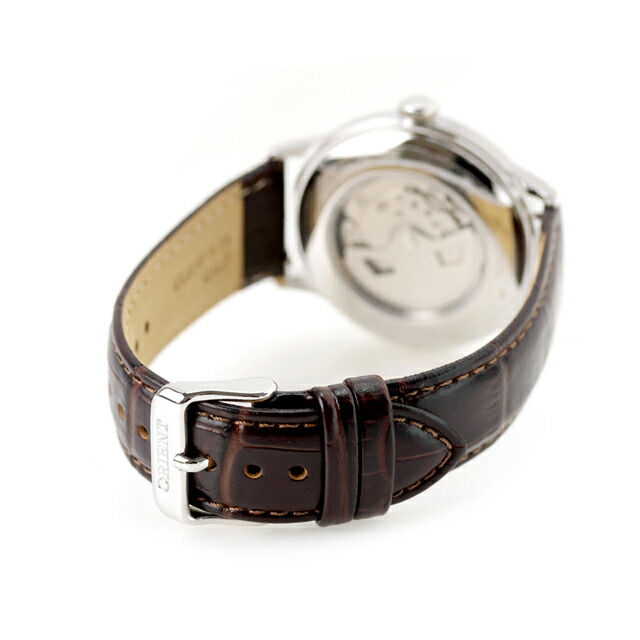 オリエント Classic Orient Bambino 自動巻き 腕時計 ブランド メンズ ORIENT CLASSIC RN-AC0033Y アナログ アイボリー ダークブラウン 白 おしゃれ 防水 プレゼント 男性 実用的
