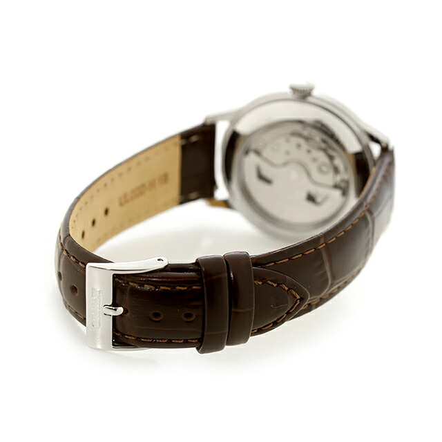 オリエント クラシック バンビーノ Orient Bambino 自動巻き 腕時計 ブランド メンズ ORIENT CLASSIC RN-BB0102E アナログ モスグリーン ダークブラウン おしゃれ 防水 文字盤 大きい プレゼント 男性 実用的