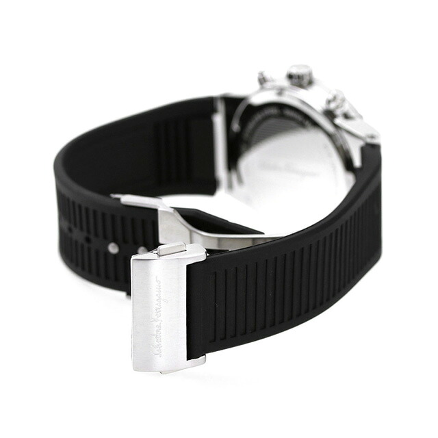 サルヴァトーレ フェラガモ エフエイティ クオーツ 腕時計 メンズ クロノグラフ Salvatore Ferragamo SFEX00623 アナログ シルバー ブラック 黒 スイス製 高級 ブランド おしゃれ 防水 プレゼント 男性 実用的