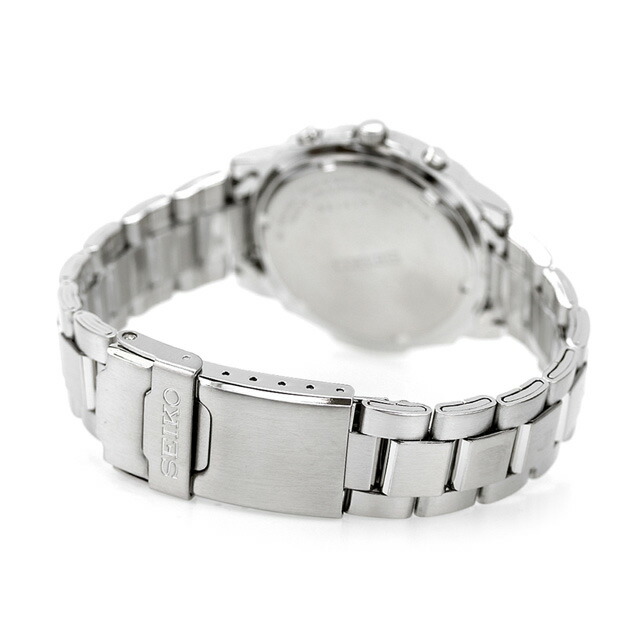 セイコー 海外モデル 逆輸入 クオーツ SND187P1 クロノグラフ ホワイト 腕時計 時計 逆 輸入 海外セイコー ブランド おしゃれ 防水 プレゼント 男性 実用的