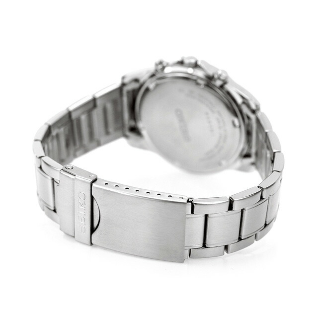 セイコー 海外モデル 逆輸入 クオーツ SND309P1 クロノグラフ ブラック 腕時計 時計 逆 輸入 海外セイコー ブランド おしゃれ 防水 プレゼント 男性 実用的