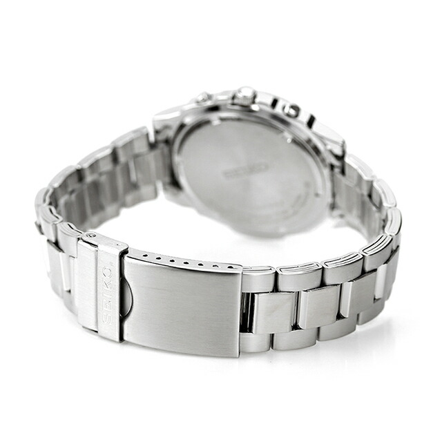 セイコー 海外モデル 逆輸入 クオーツ SND495P1 クロノグラフ レッド ブラック 腕時計 時計 ブランド おしゃれ 防水 プレゼント 男性 実用的