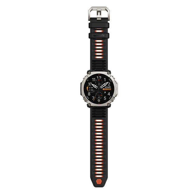 アマズフィット T-Rex Ultra 2 ティーレックス ウルトラ2 充電式クォーツ スマートウォッチ ブランド メンズ チタン Bluetooth Amazfit SP170081-C01 デジタル ブラック 黒