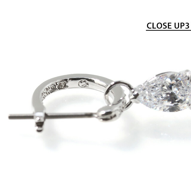 スワロフスキー ピアス レディース ブランド SWAROVSKI Stilla フープ スワロフスキー 両耳用 5636716 シルバー アクセサリー