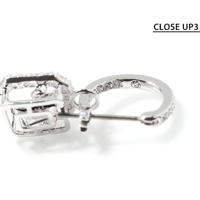 スワロフスキー ピアス レディース ブランド SWAROVSKI Una フープ スワロフスキー 両耳用 5638495 シルバー アクセサリー