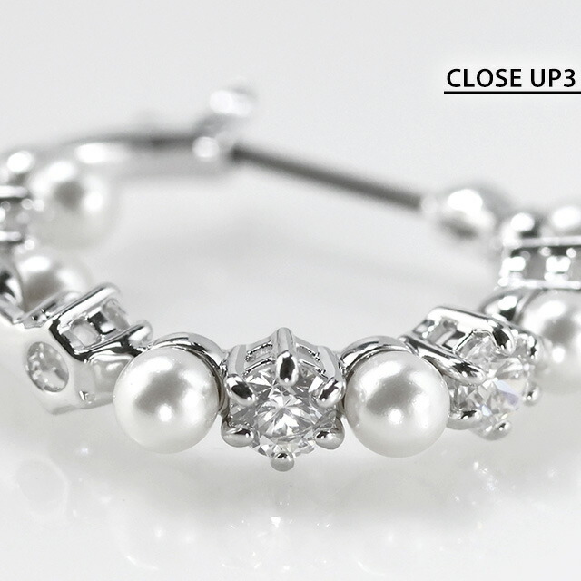 スワロフスキー ピアス レディース ブランド SWAROVSKI Matrix フープ スワロフスキー 両耳用 5709256 シルバー アクセサリー