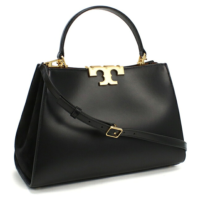 トリーバーチ ハンドバッグ レディース ブランド Tory Burch ELEANOR 137312 ブラック 軽量 小さめ 手提げ 高級 おしゃれ プレゼント 女性 実用的 かわいい