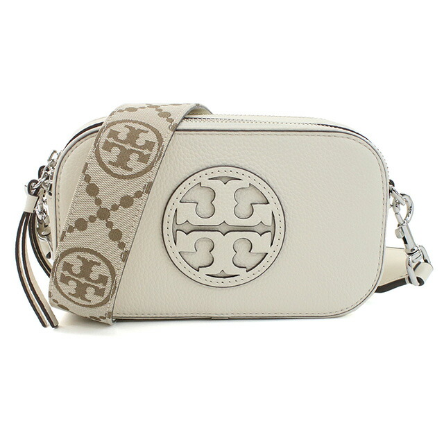 トリーバーチ 斜め掛け ショルダーバッグ レディース ブランド TORY BURCH MILLER レザー カンボジア 150153 NEW IVORY ホワイト系 バッグ