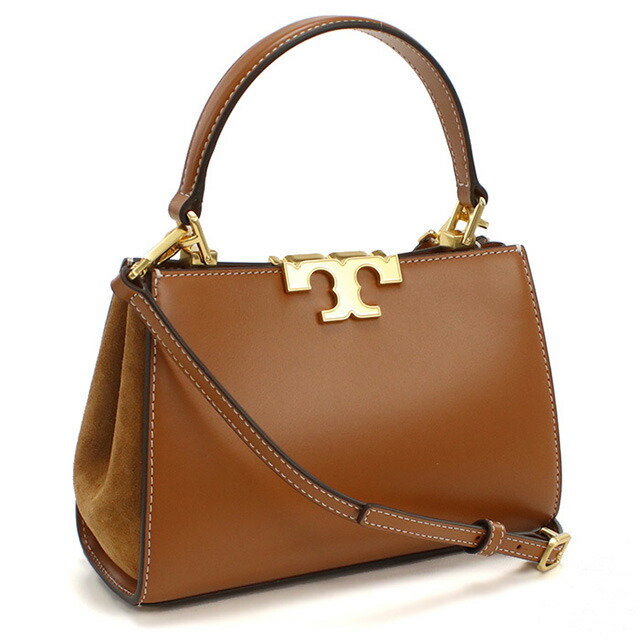 トリーバーチ ハンドバッグ レディース TORY BURCH ELEANOR 154816 WHISKEY ブラウン系 バッグ 軽量 小さめ 手提げ ブランド 高級 おしゃれ プレゼント 女性 実用的 かわいい