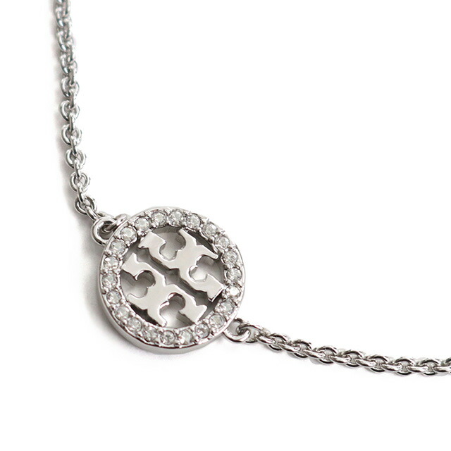 トリーバーチ ブレスレット レディース ブランド TORY BURCH MILLER PAVE 80997 TORY SILVER-CRYSTAL シルバー系 アクセサリー