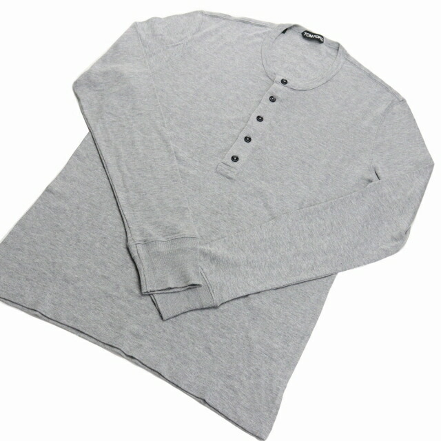 トム フォード 長袖Ｔシャツ メンズ ブランド TOM FORD ポルトガル BY281 グレー系 ウェア 選べるモデル プレゼント 実用的