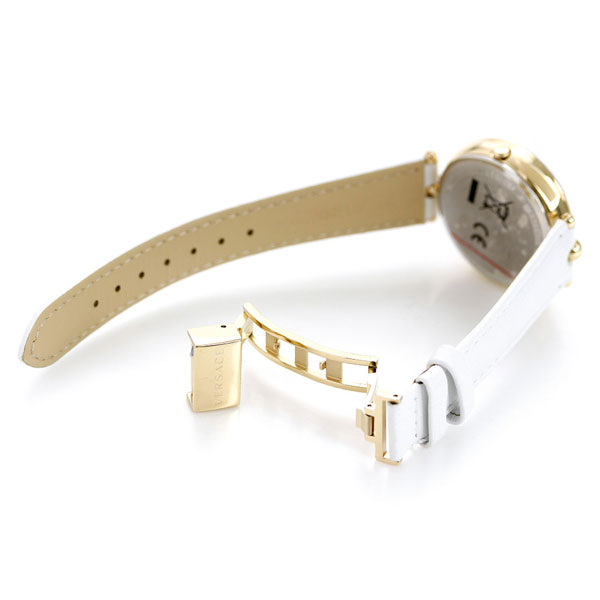 ヴェルサーチ 時計 パラッツォ エンパイア 34mm レディース 腕時計 VECQ00218 VERSACE ヴェルサーチェ ホワイト 高級 ブランド おしゃれ 防水 軽い 華奢 かわいい プレゼント 女性 実用的