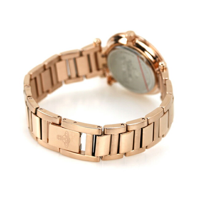 ヴィヴィアン ウエストウッド クォーツ 電池式 腕時計 レディース Vivienne Westwood VV006PBRRS アナログ ブラウン ピンクゴールド ブランド おしゃれ 防水 かわいい プレゼント 女性 実用的