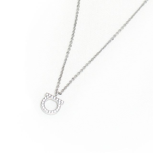 フェラガモ FERRAGAMO ネックレス ガンチーニ GANCINO 760132 696657 レディース シルバー