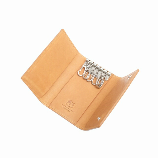 イルビゾンテ IL BISONTE キーケース SKH142-PO0001-NA178N レザー ナチュラル ブランド 高級 おしゃれ プレゼント 実用的