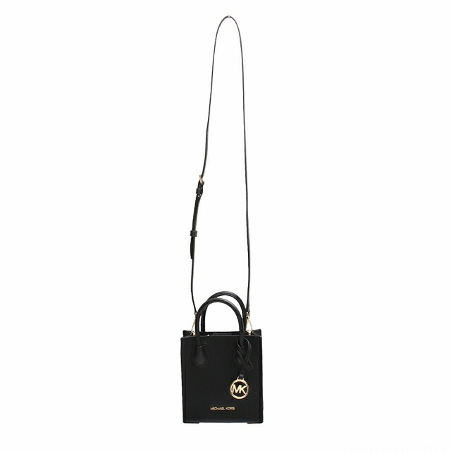 マイケルコース MICHAEL KORS MERCER XS NS SHOPPER XBODY LEATHER ショルダーバッグ 35S1GM9T0L-BLACK レディース ブラック 斜めがけ ブランド 高級 おしゃれ プレゼント 女性 実用的 かわいい