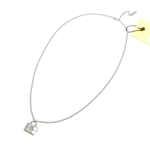 マークジェイコブス MARC JACOBS THE TOTE BAG PENDANT ネックレス 2P3JNC001J45-029 totebagチャーム レディース シルバー