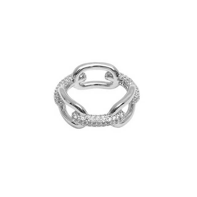 ダニエルウェリントン DANIEL WELLINGTON Crystal Link Ring 58 S リング DW00400618 レディース メンズ 17.5号 シルバー