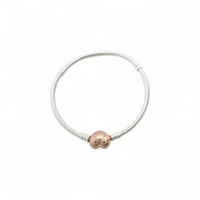パンドラ PANDORA PANDORA Moments Heart & Snake Chain Bracelet ブレスレット 580719-17 レディース シルバー ブランド