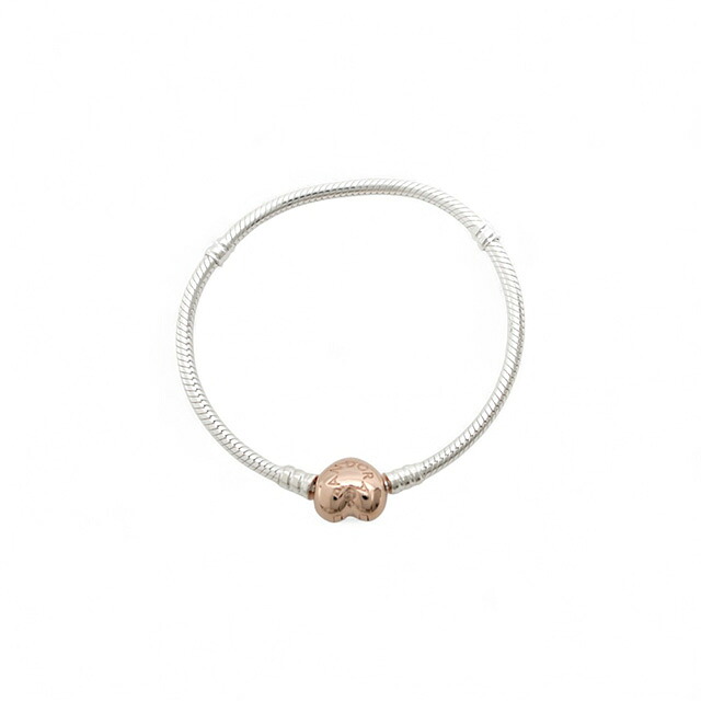 パンドラ PANDORA PANDORA Moments Heart & Snake Chain Bracelet ブレスレット 580719-18 レディース シルバー ブランド