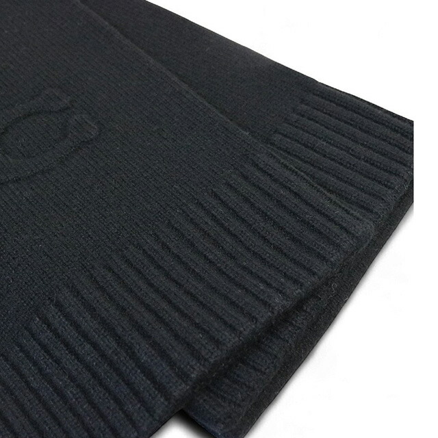 コーチ COACH EMBOSSED KNIT MUFFLER マフラー CCL86-BLK ユニセックス マフラー ブランド
