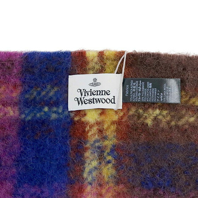 ヴィヴィアンウエストウッド VIVIENNE WESTWOOD CHUNKY TARTAN マフラー 8103014F-W01BM-J401 ユニセックス ブランド