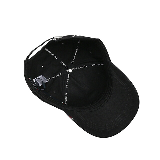 トミーヒルフィガー TOMMY HILFIGER TH FOUNDATION COTTON 6 PANEL CAP キャップ AM0AM12532BDS-BLACK メンズ 帽子 ブランド