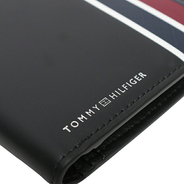 トミーヒルフィガー TOMMY HILFIGER TH CORP CC AND COIN 二つ折り財布 AM0AM12782BDS-BLACK メンズ ブランド ウォレット 高級 おしゃれ プレゼント 実用的