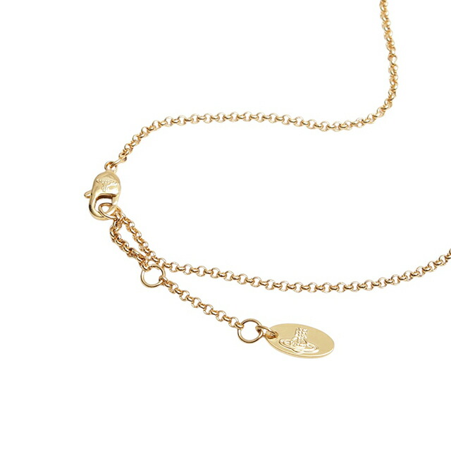 ヴィヴィアンウエストウッド VIVIENNE WESTWOOD NEW PETITE ORB ネックレス 63020098-02R995 レディース ゴールド クリスタル ブランド