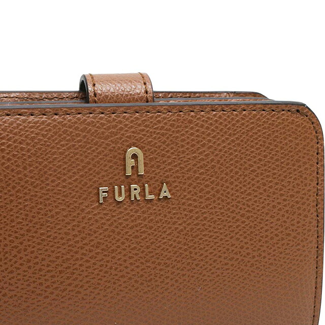フルラ FURLA CAMELIA S COMPACT WALLETS 二つ折り財布 二折財布 wp00315-are000-03b00 レディース ブラウン ブランド ウォレット 高級 おしゃれ プレゼント 実用的