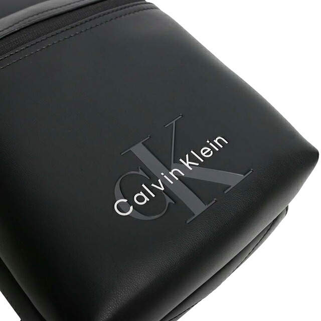 カルバンクライン CALVIN KLEIN BOLD LOGO WEBBING SLING ショルダーバッグ lv04d3449g-ub1 メンズ BLACK ブランド 斜めがけ ブランド 高級 おしゃれ プレゼント 男性 実用的 かっこいい