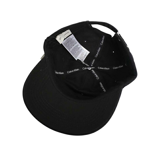 カルバンクライン CALVIN KLEIN MONOLOGO PRINTED BASEBALL CAP ベースボールキャップ lv04g5032g-ub1 メンズ BLACK 帽子 ブランド