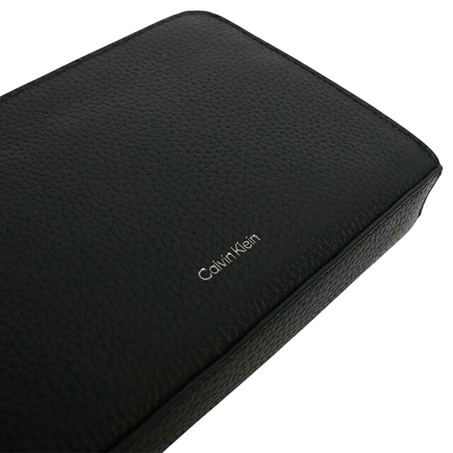 カルバンクライン CALVIN KLEIN FOIL EMBOSS POUCH WITH HANDLE クラッチバッグ lv04d1153g-ub1 メンズ BLACK ブランド ビジネス 軽量 小さめ ミニバッグ ブランド 高級 おしゃれ プレゼント 男性 実用的 かっこいい