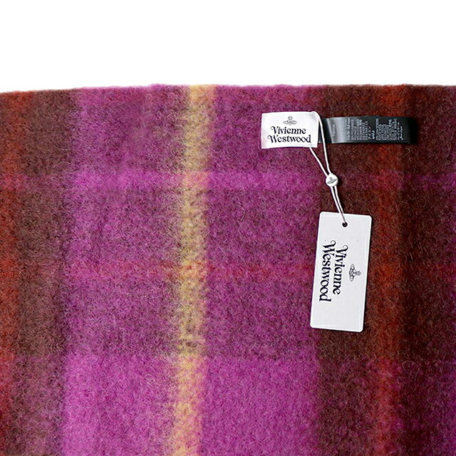 ヴィヴィアンウエストウッド VIVIENNE WESTWOOD CHUNKY SCARF マフラー 8103014F-W00ZJ-J401-FPP ユニセックスパープル マフラー ブランド