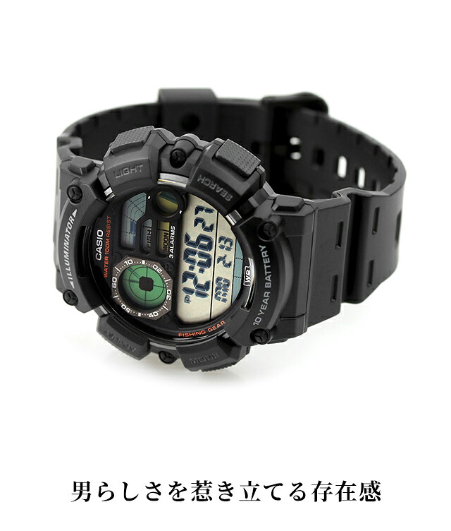 カシオ チープカシオ CASIO CASIO Collection SPORTS クォーツ 電池式 WS-1500H 海外モデル メンズ チプカシ 腕時計 ブランド デジタル ブラック 黒 選べるモデル おしゃれ 防水 小さい 軽い かわいい プレゼント 実用的